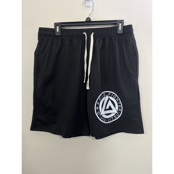 Gracie Barra Jiu Jitsu MMA Fight Shorts XL Muay Thai Fighter Black - Picture 1 of 13